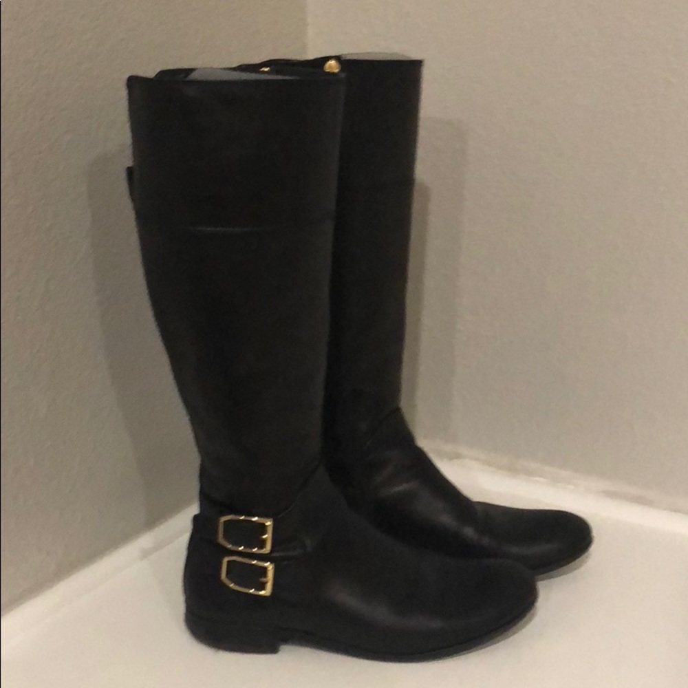 Black Franco Sarto Knee Length Boots- Size 7.5